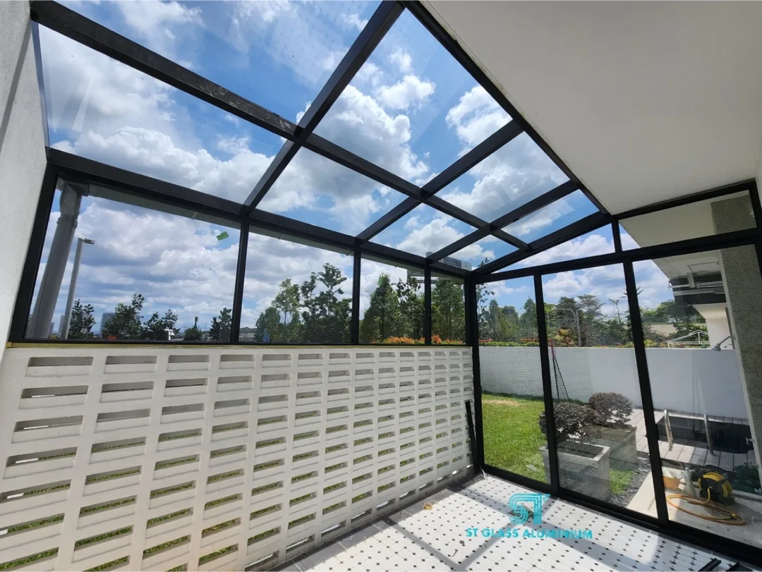 Glass Awning Glass House