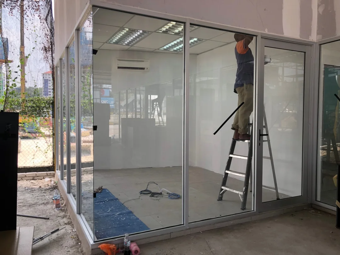 Tempered Glass Door