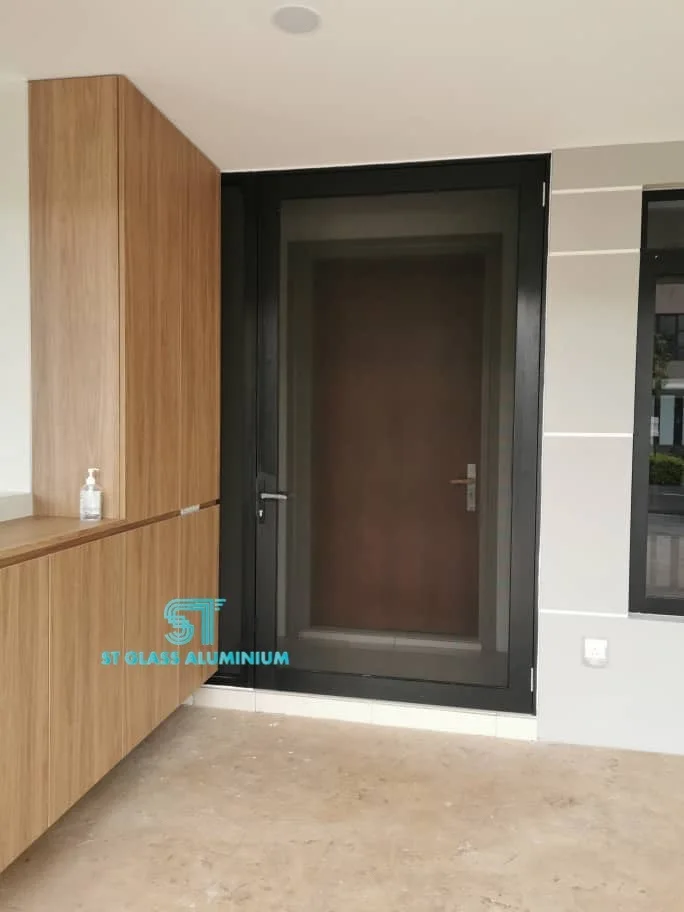 Security Mesh Swing Door
