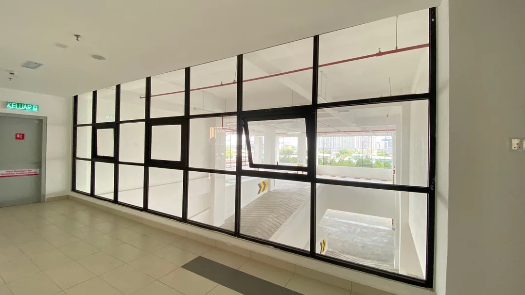 Aluminium and glass installation, Ampang municipal project — photo 6