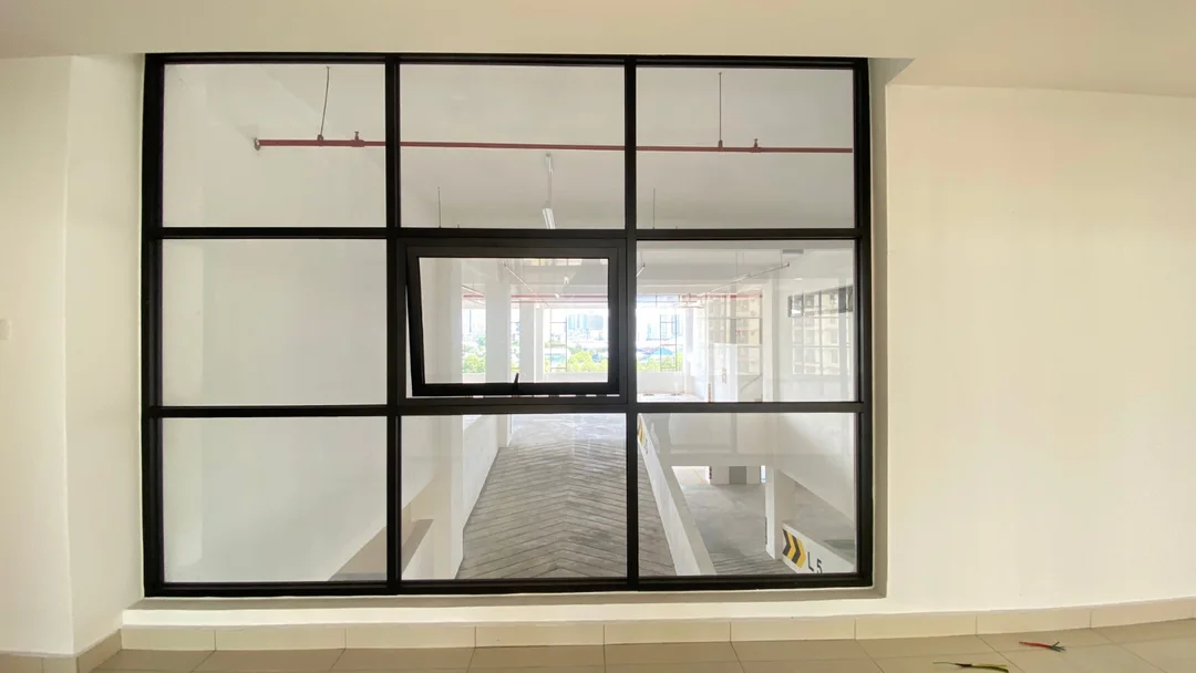 Aluminium and glass installation, Ampang municipal project — photo 8