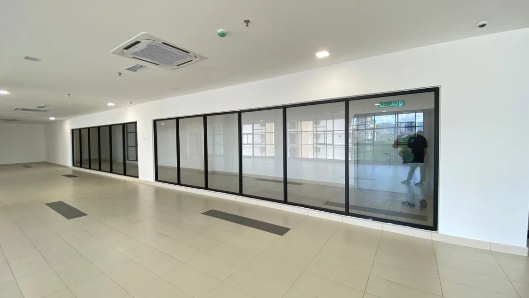 Aluminium and glass installation, Ampang municipal project — photo 14