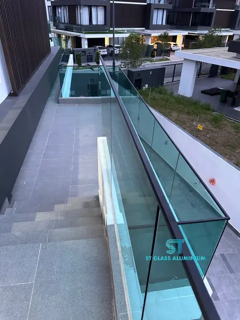 Balcony — Balcony Glass Railing by ST Glass Aluminium thumbnail 2