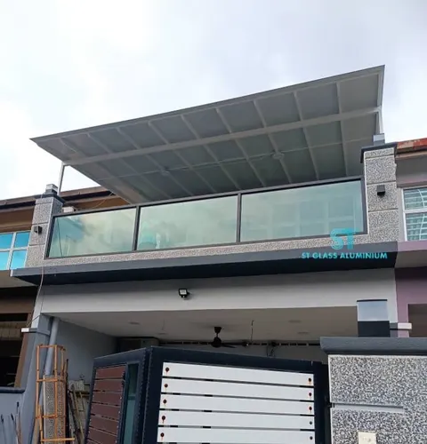 Balcony Glass — Balcony Glass Railing by ST Glass Aluminium thumbnail 1