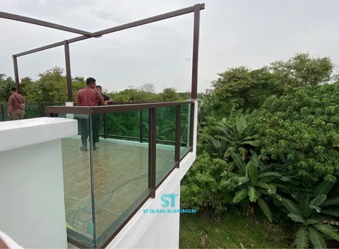 Glass Balcony And Aluminium — Balcony Glass Railing by ST Glass Aluminium thumbnail 8