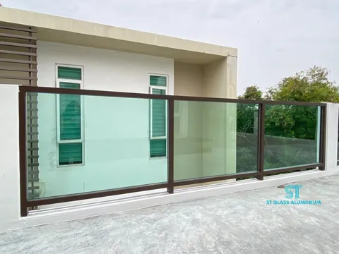 Glass Balcony And Aluminium — Balcony Glass Railing by ST Glass Aluminium thumbnail 7