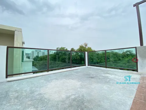 Glass Balcony And Aluminium — Balcony Glass Railing by ST Glass Aluminium thumbnail 4