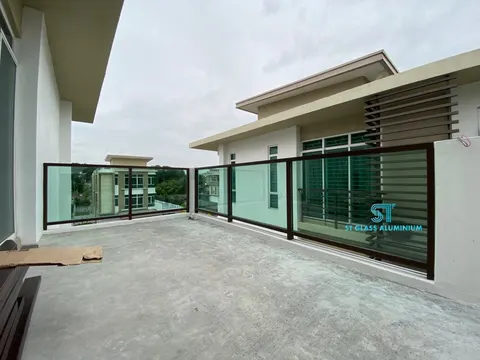 Glass Balcony And Aluminium — Balcony Glass Railing by ST Glass Aluminium thumbnail 4