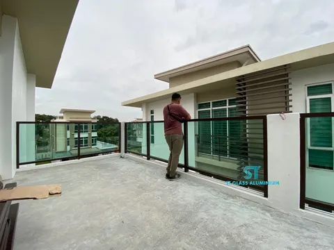 Glass Balcony And Aluminium — Balcony Glass Railing by ST Glass Aluminium thumbnail 5