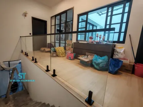Glass Railing — Balcony Glass Railing by ST Glass Aluminium thumbnail 2