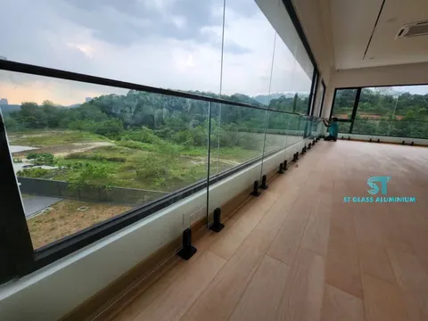 In-house Balcony — Balcony Glass Railing by ST Glass Aluminium thumbnail 1