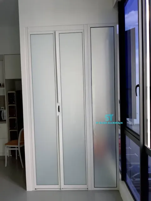 Bifold Door With Fixed Glass — Bifold Door by ST Glass Aluminium thumbnail 1