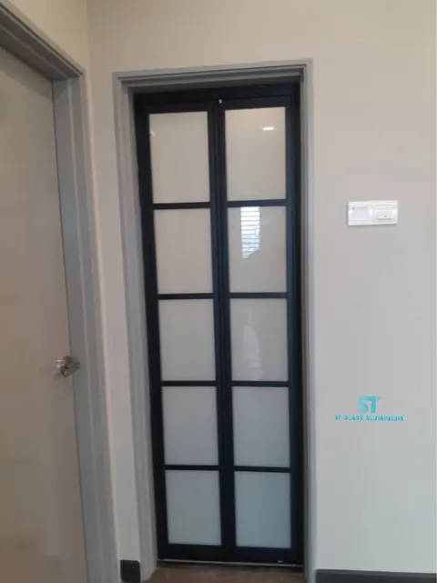 Lattice Bifold Door — Bifold Door by ST Glass Aluminium thumbnail 1