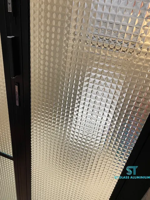 Texture Glass Bifold — Bifold Door by ST Glass Aluminium thumbnail 3