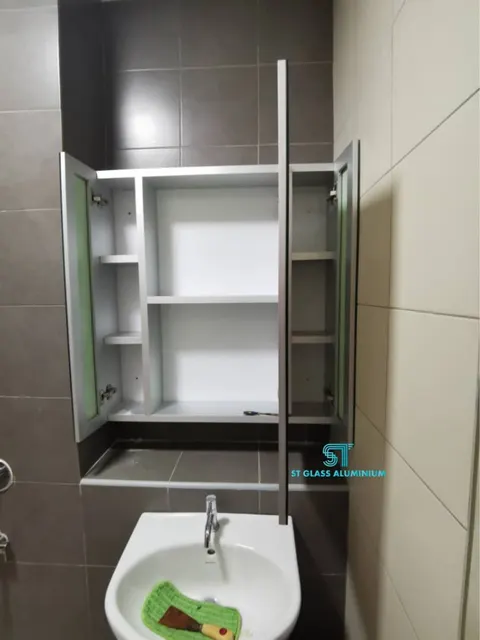 Mirror Cabinet — Cabinet Series by ST Glass Aluminium thumbnail 2
