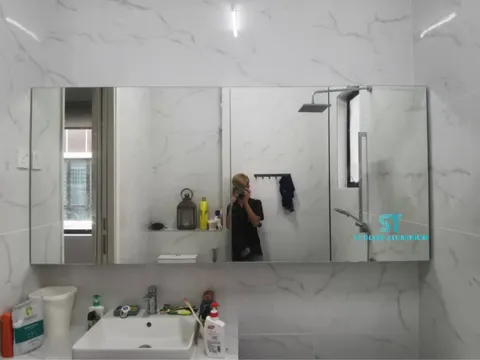 Mirror Cabinet — Cabinet Series by ST Glass Aluminium thumbnail 1