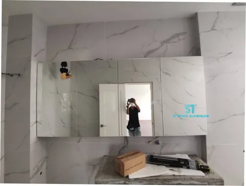 Mirror Cabinet — Cabinet Series by ST Glass Aluminium thumbnail 1