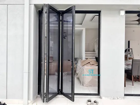 Folding Glass Door — Folding Door by ST Glass Aluminium thumbnail 4
