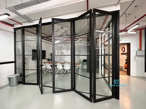 Folding Glass Door — Folding Door by ST Glass Aluminium thumbnail 6