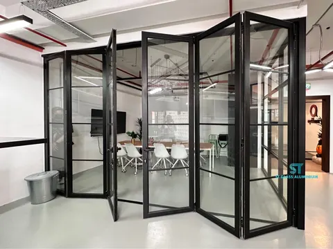 Folding Glass Door — Folding Door by ST Glass Aluminium thumbnail 7
