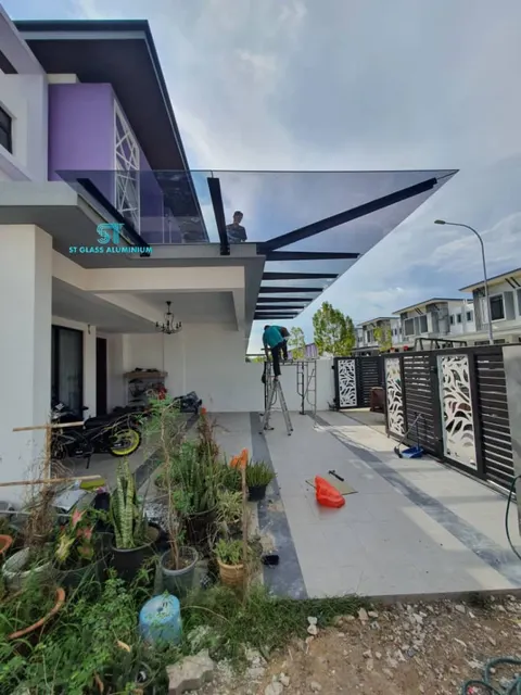 Glass Awning — Glass Awning & Canopy by ST Glass Aluminium thumbnail 1