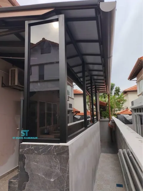 Fixed Glass — Glass Partition & Glass Work by ST Glass Aluminium thumbnail 3