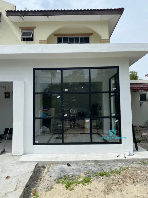 Fixed Glass — Glass Partition & Glass Work by ST Glass Aluminium thumbnail 1