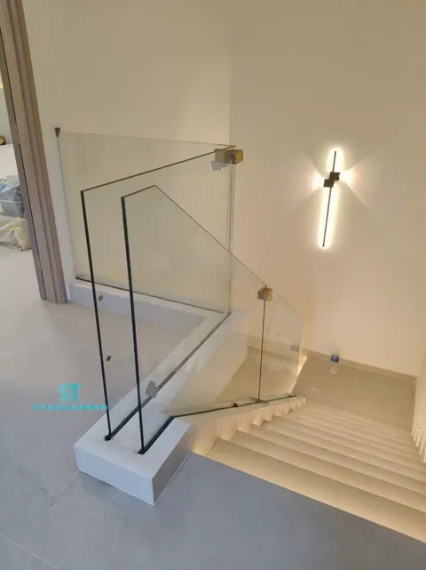 Frameless Staircase Glass — Glass Staircase by ST Glass Aluminium thumbnail 1