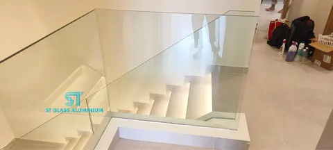 Frameless Staircase Glass — Glass Staircase by ST Glass Aluminium thumbnail 2