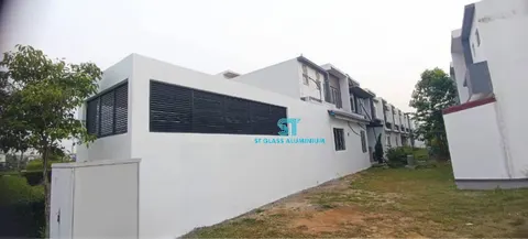 Aluminium Fixed Louvred — Louvred & Aluminium Hollow by ST Glass Aluminium thumbnail 1
