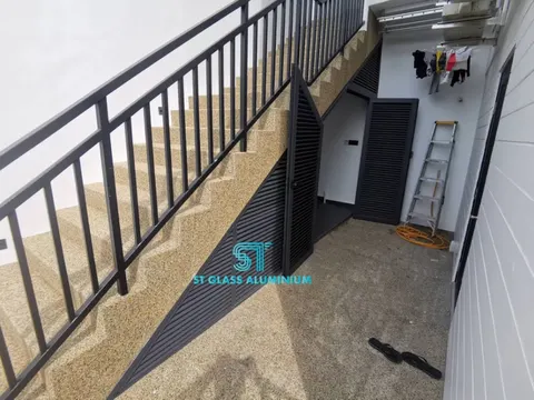 Aluminium Louvers Door — Louvred & Aluminium Hollow by ST Glass Aluminium thumbnail 2