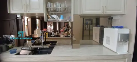 Kitchen Bronze Mirror — Mirror, Backsplash & Colour Glass by ST Glass Aluminium thumbnail 3