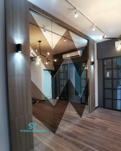 Wall Mirror — Mirror, Backsplash & Colour Glass by ST Glass Aluminium thumbnail 1