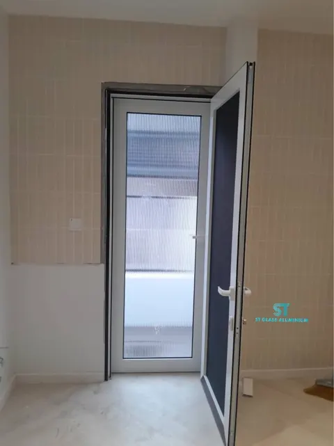 Security Mesh Swing Door — Security Mesh by ST Glass Aluminium thumbnail 1
