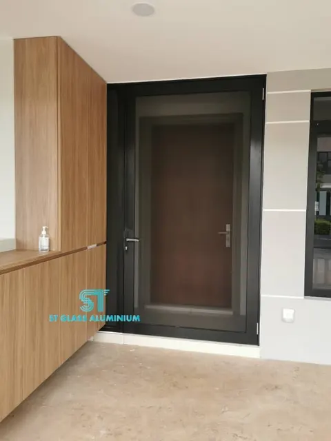 Security Mesh Swing Door
