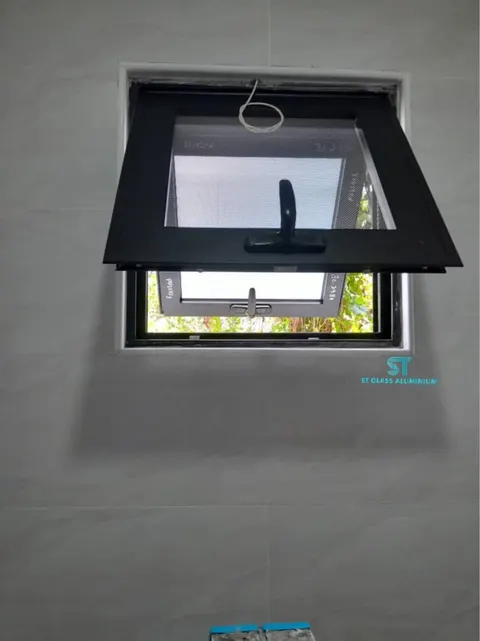 Security Mesh Top Hung Window — Security Mesh by ST Glass Aluminium thumbnail 1