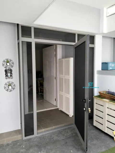 Swing Door Security Mesh — Security Mesh by ST Glass Aluminium thumbnail 2
