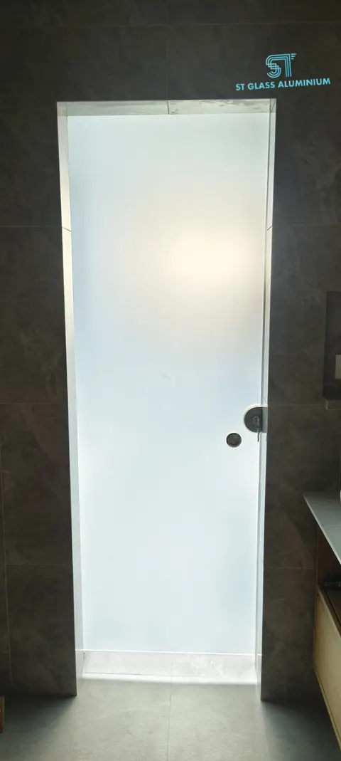 Frameless Sliding Door — Shower Screen by ST Glass Aluminium thumbnail 2