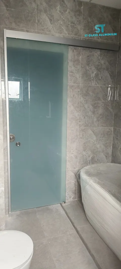 Frameless Sliding Door — Shower Screen by ST Glass Aluminium thumbnail 3