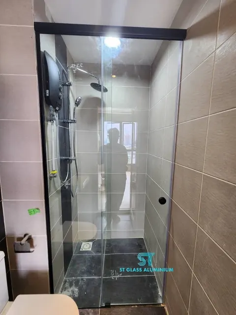 Frameless Sliding Shower Screen — Shower Screen by ST Glass Aluminium thumbnail 1