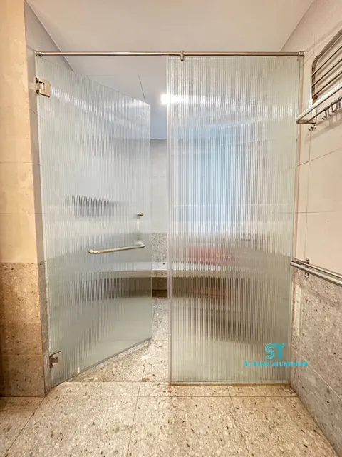 Rib Glass Shower Screen — Shower Screen by ST Glass Aluminium thumbnail 1