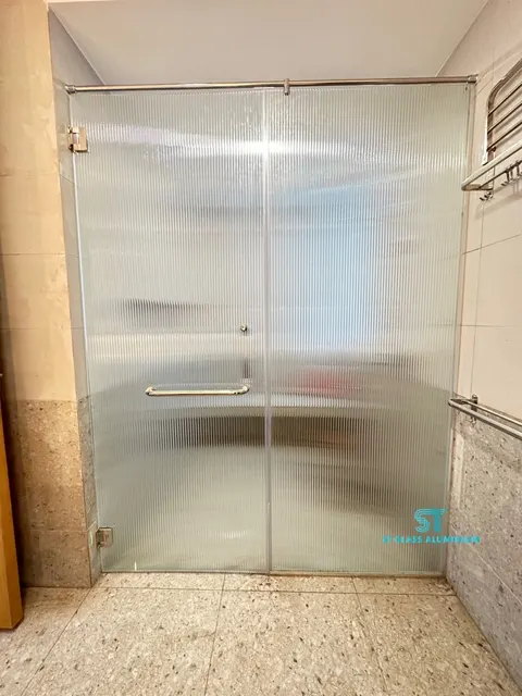 Rib Glass Shower Screen — Shower Screen by ST Glass Aluminium thumbnail 3