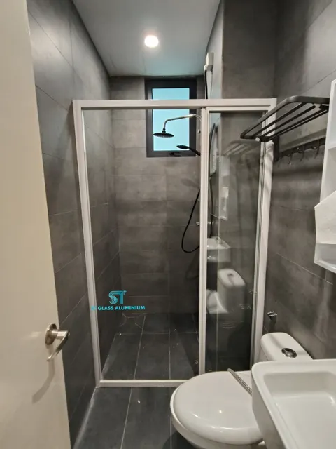 Shower Screen Sliding — Shower Screen by ST Glass Aluminium thumbnail 3