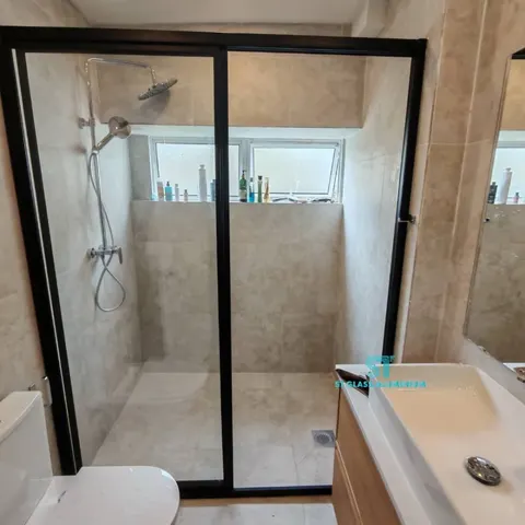 Shower Screen Sliding — Shower Screen by ST Glass Aluminium thumbnail 2