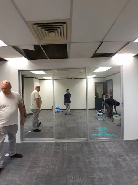 Mirror Economy Sliding Door — Sliding Door by ST Glass Aluminium thumbnail 1