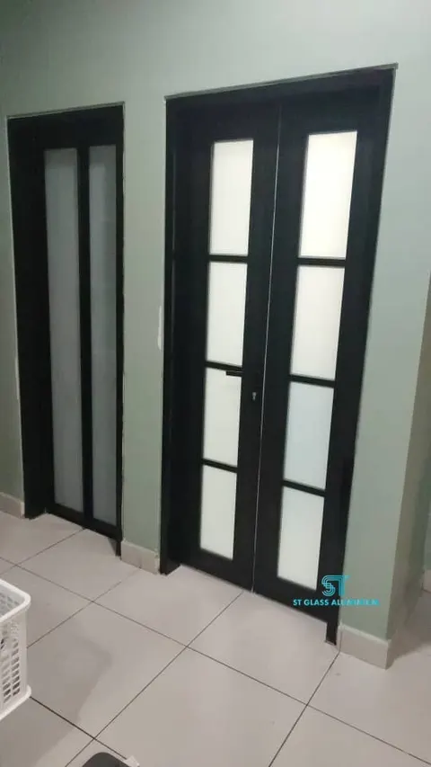 Double Swing Door — Swing Door by ST Glass Aluminium thumbnail 1