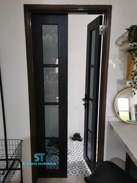 Double Swing Door — Swing Door by ST Glass Aluminium thumbnail 1