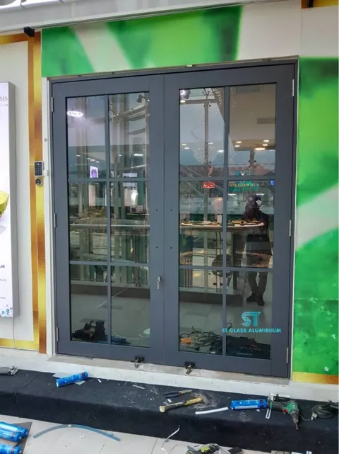 Double Swing Door — Swing Door by ST Glass Aluminium thumbnail 4