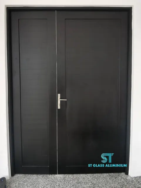 Fully Aluminium Swing Door — Swing Door by ST Glass Aluminium thumbnail 2