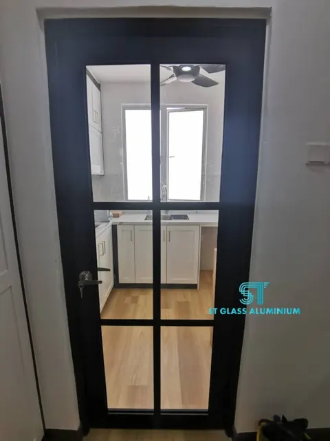 Lattice Design @ Swing Door — Swing Door by ST Glass Aluminium thumbnail 4